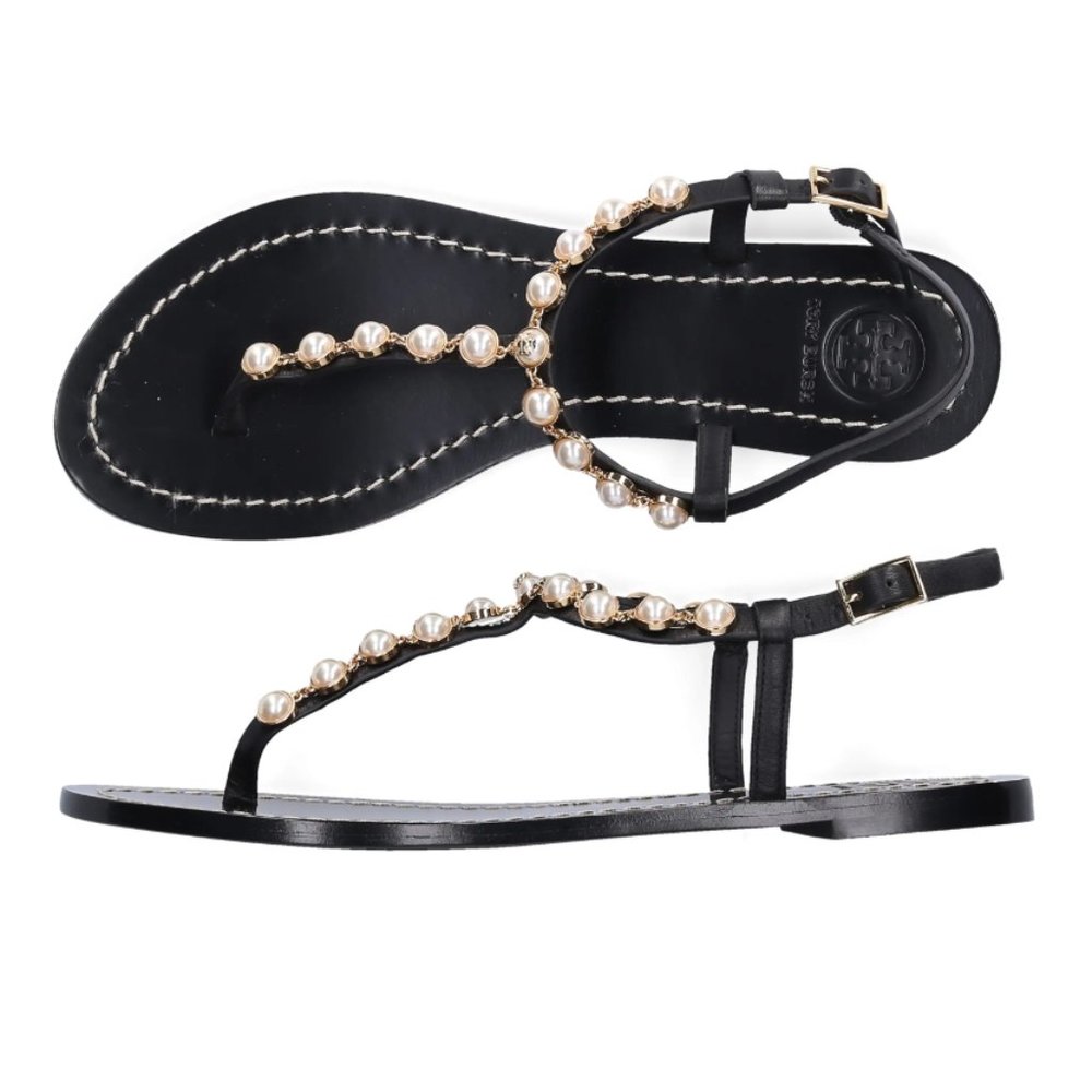 Tory Burch Emmy Pearl Sandal Black